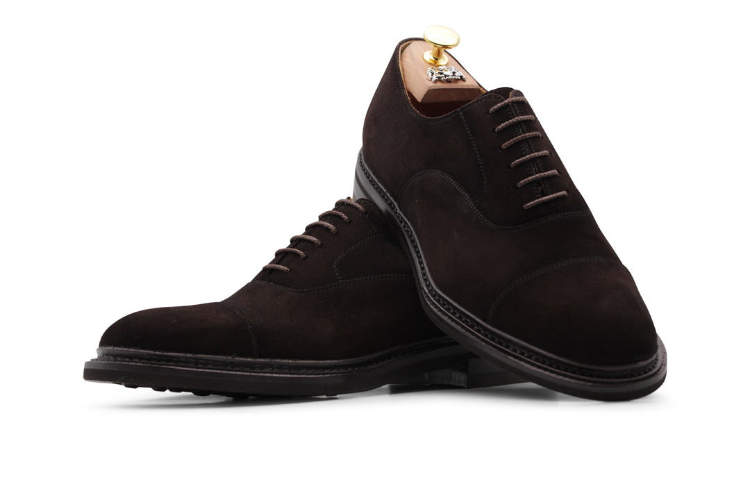 Francesina in pelle scamosciata Testa di Moro