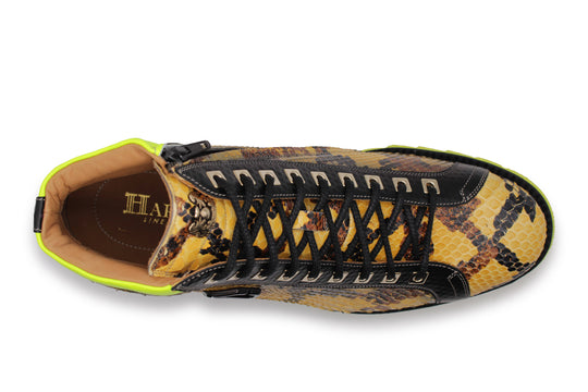 Stiefeletten aus Pythonleder