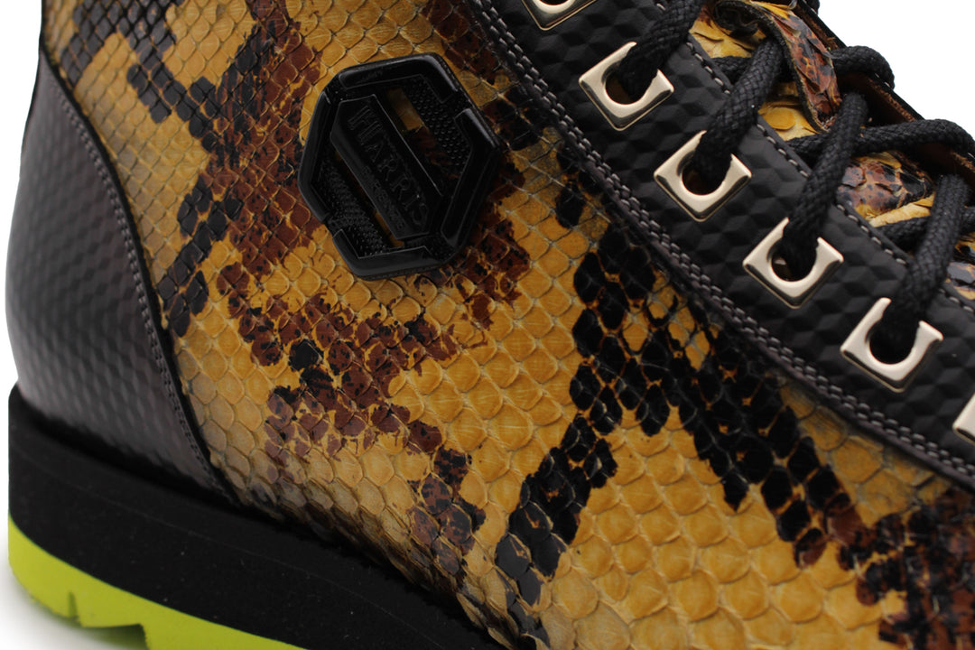 Stiefeletten aus Pythonleder