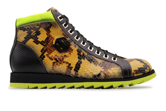 Stiefeletten aus Pythonleder