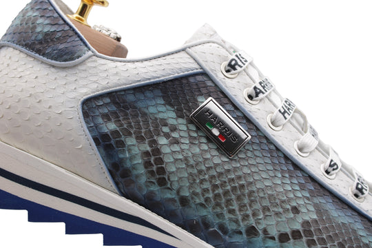 Zapatillas de piel de pitón