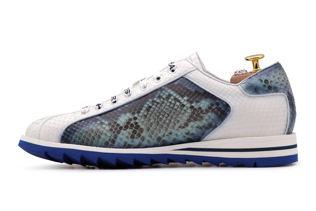 Zapatillas de piel de pitón