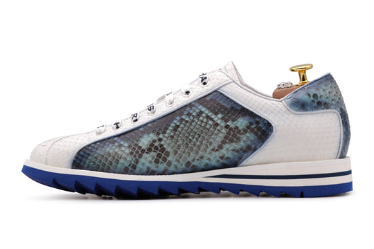 Zapatillas de piel de pitón