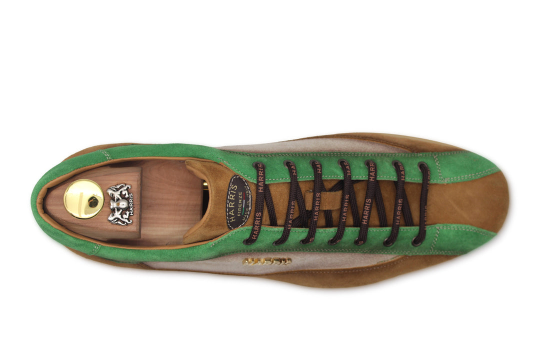 Sneakers destrutturata in suede