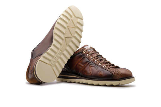 2817 HS Python-Sneaker – Braun