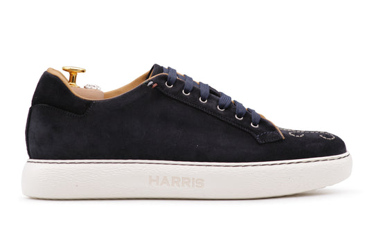 Sneakers London in Suede – Blu