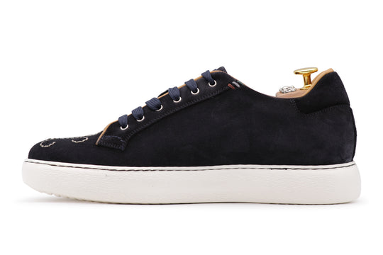 Sneakers London in Suede – Blu