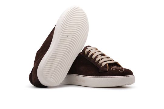 Baskets en daim London – Testa di Moro