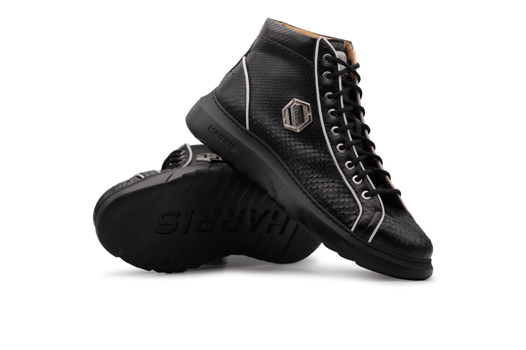 Python-Stiefelette 3019 – Schwarz