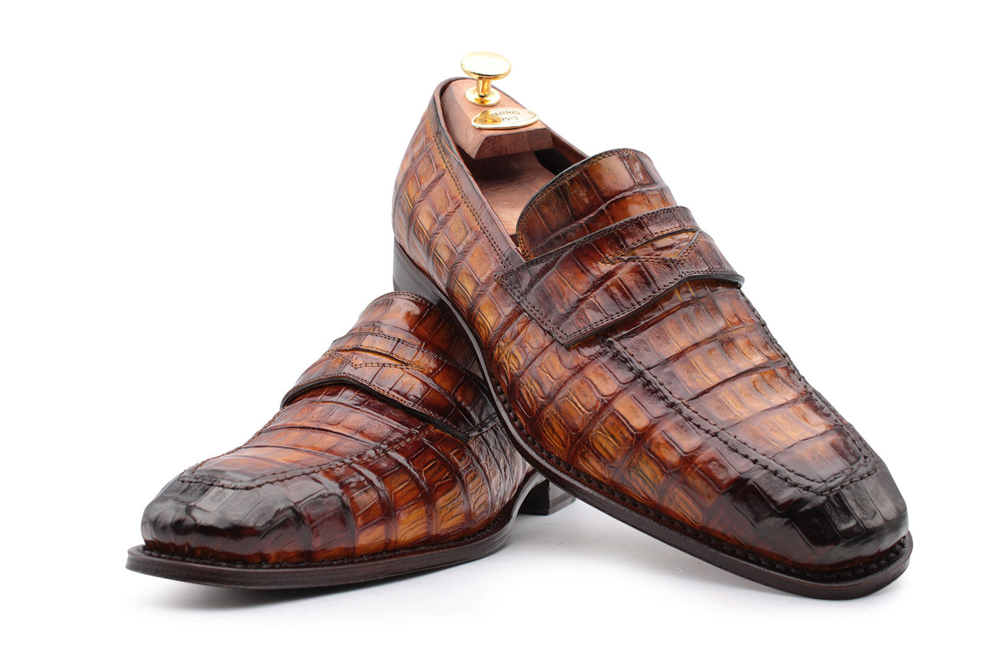 Mocassin best sale homme crocodile