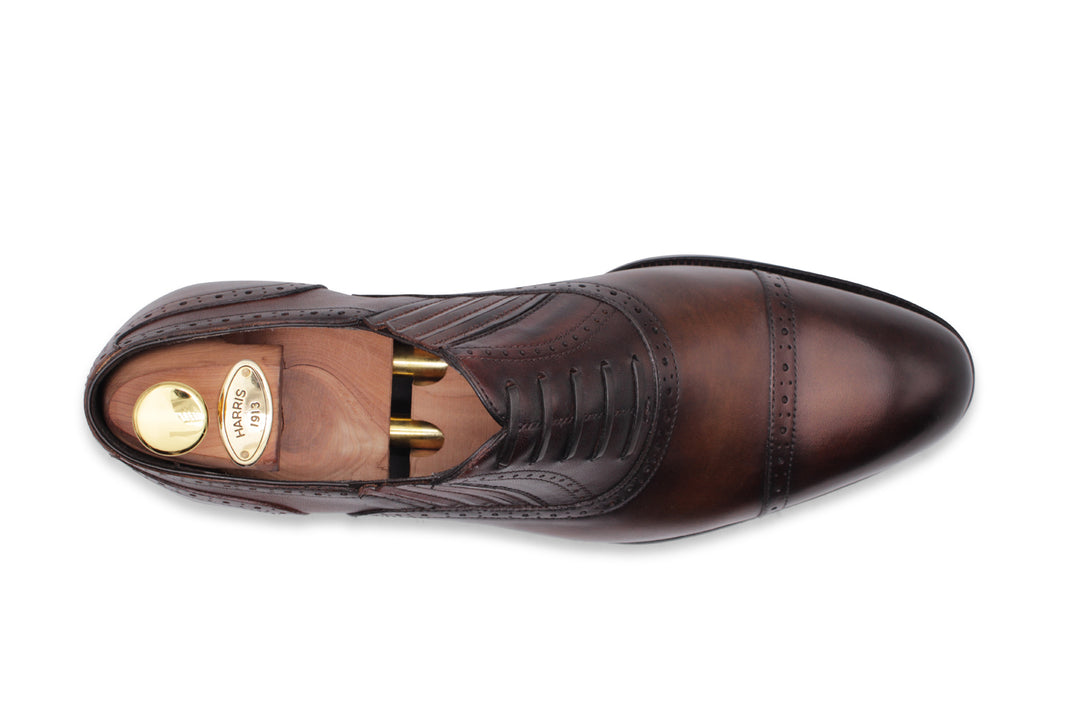 Richelieu Slip-On avec Décorations Brogue