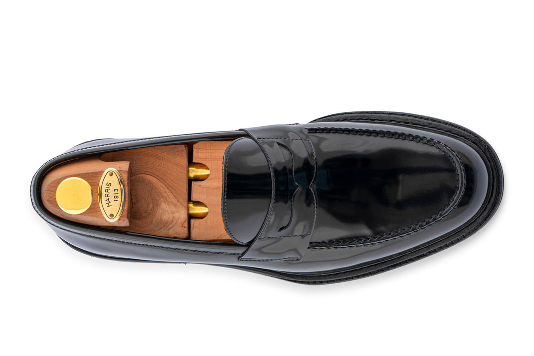 Mocassino in pelle spazzolata