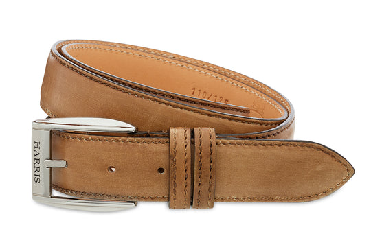 Veal leather belt