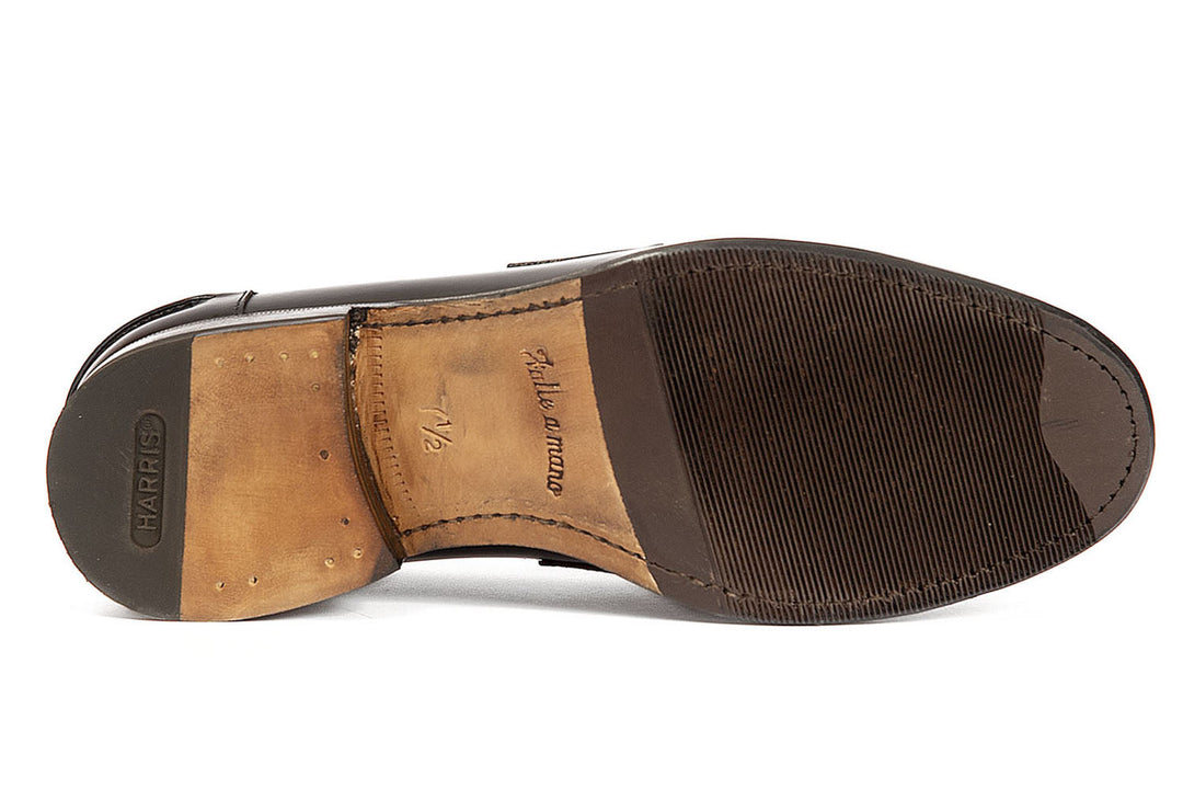 Mocasín de cuero cepillado